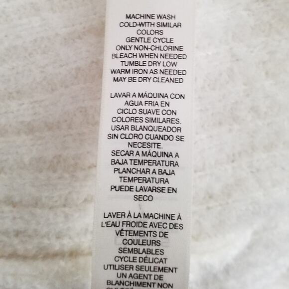 Zenergy by Chico’s Ivory Open Front Cardigan • Size 3/XL - Picture 7 of 8